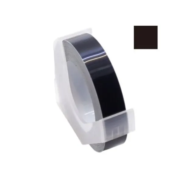 Cinta para rotuladora ibi craft motex 9 mmx 3.00 mtsnegra