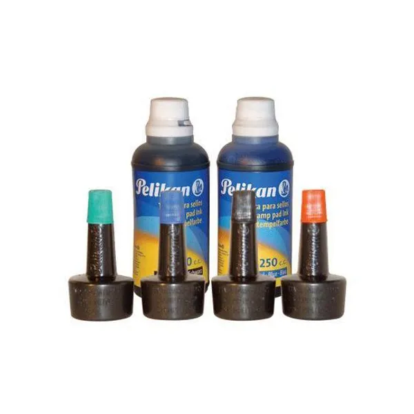 Tinta Pelikan para sello de goma 4k x28/30 cc.azul