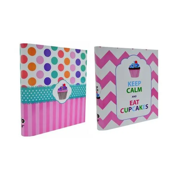 Carpeta 2x40 a4 cupcakes modelo surtido florida