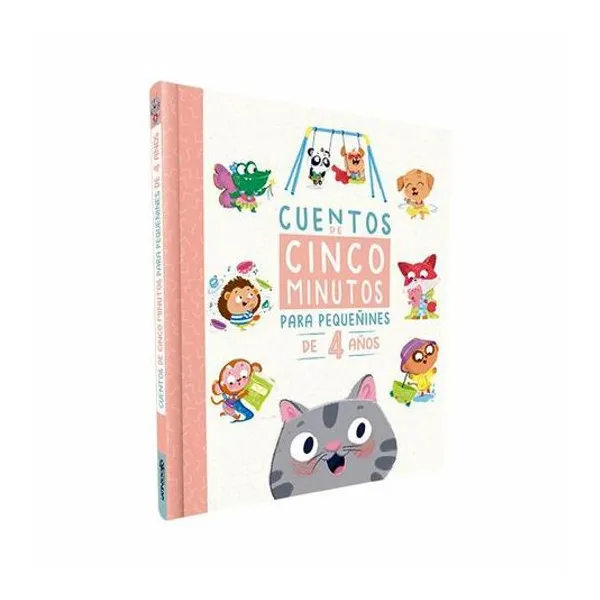 Libro de cuentos cinco minutos: para pequeñines de 4 años tapa dura 19.5xc23 cm latinbooks