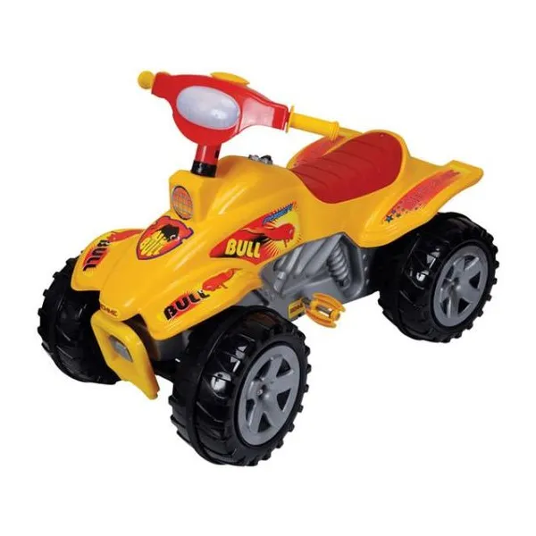 Cuatriciclo bull amarillo