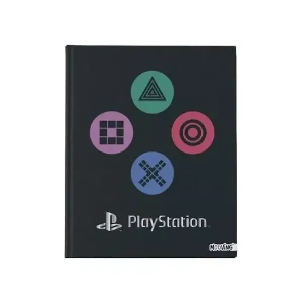Cuaderno tapa dura 19,5x24 Mooving playstation 48 hjs.raya