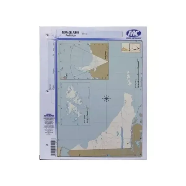 Block mapas m.c.n.° 3 pcia. tierra fuego p x40 Uni