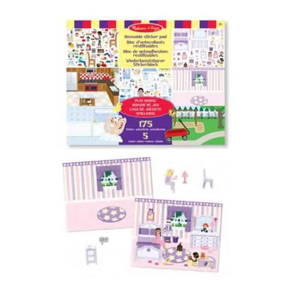 Melissa & doug sticker pad - block de stickers extragrande.