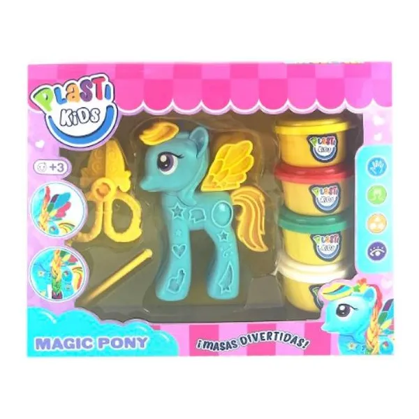 Masas para modelar con accesorios pony 25 x22 x6 cm