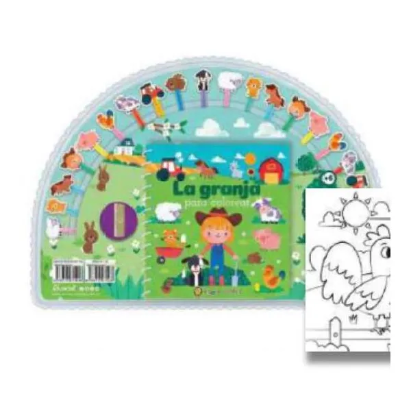 La granja set para pequeños artistas