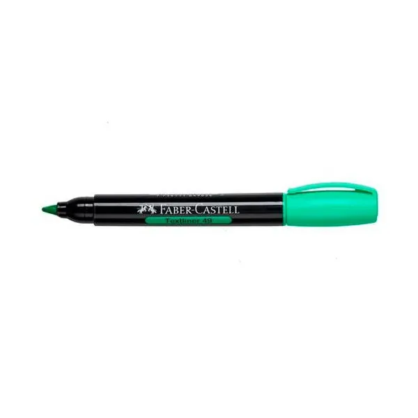 Resaltador textliner 49 verde caja x12 faber