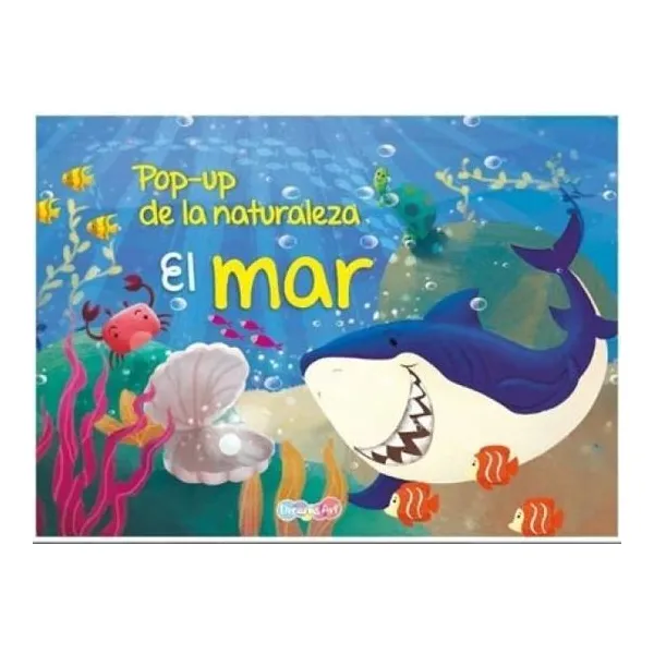 Libro cuentos pop up. el mar.tapa acolchada.23x18 cm 10 páginas