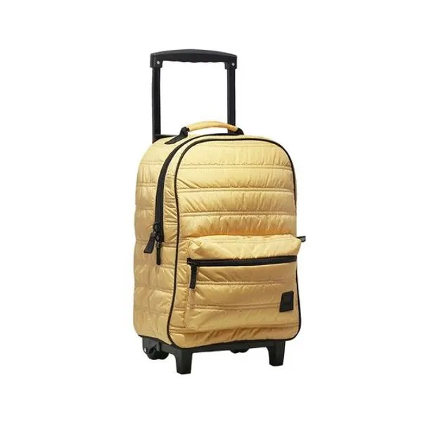 Mochila 18" con carro matelasse camel influencer