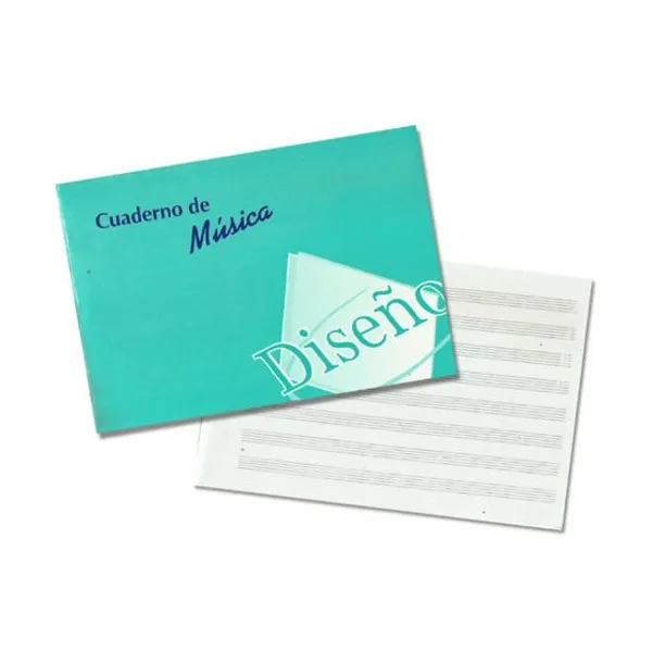 Cuaderno tapa flexible diseño/istonio música 20 hs.