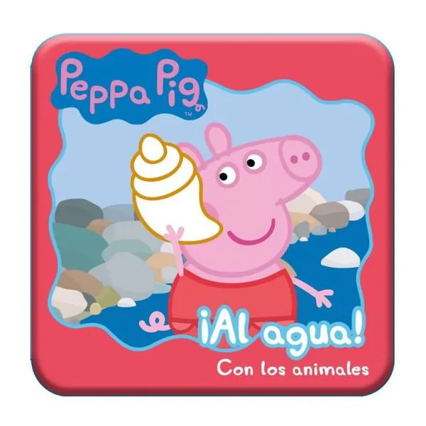 Peppa Pig al agua con animales- libro para el agua de pvc