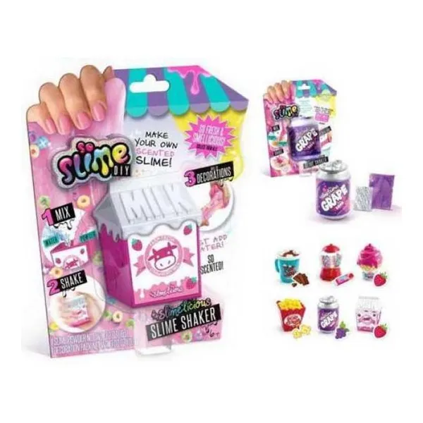 So slime diy - juguete 08 cm slimelicions slime shaker surtido 6 modelos (pack x