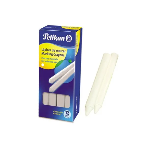 Lápices de cera Pelikan 762 x12 unid.blanco