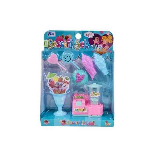 Set de heladeria 7 piezas en caja 20x26 cm
