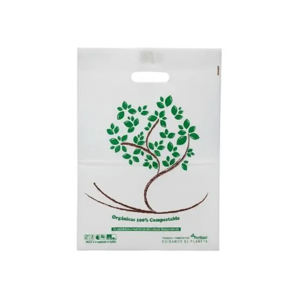 Bolsa manija riñon compostable 30x40 cm x50 unidades