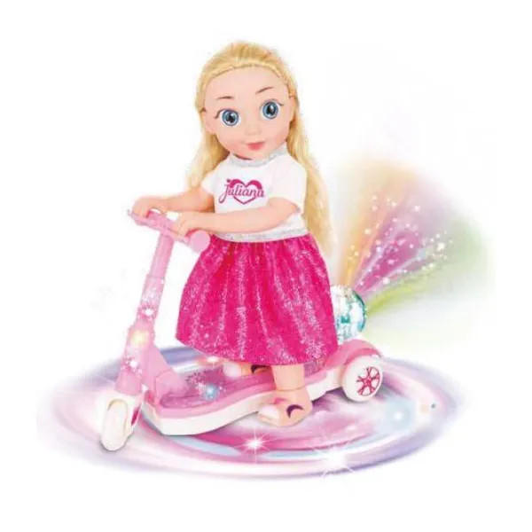 Juliana muñeca con scooter