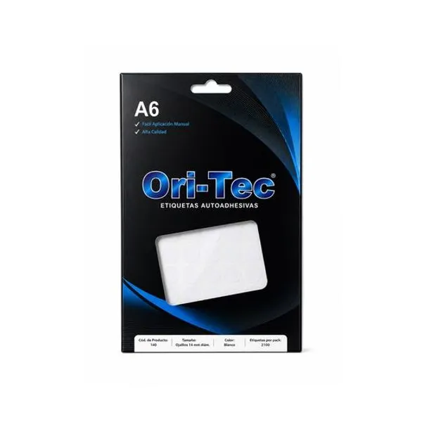 Ojalillo papel 14 mm caja 70 u x30 hjs ori-tec