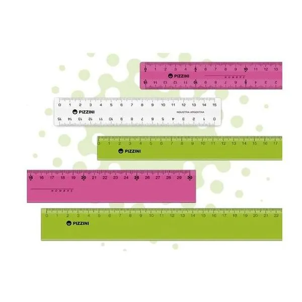 Regla 20 cm x1 unidad Pizzini - 171220 x1
