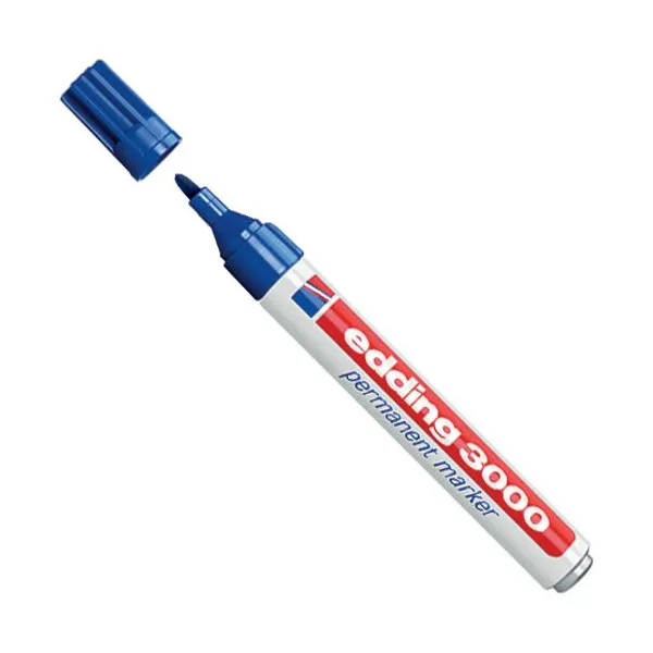 Marcador Edding e 3000 permanente para red.3 mmazul