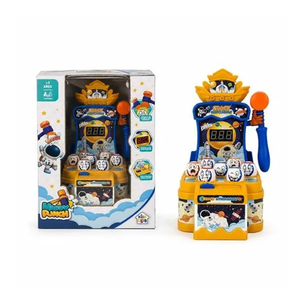 Juego happy punch aplasta astronauta en caja 22x28x21 cm