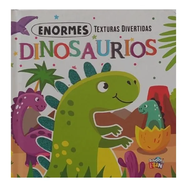 Texturas divertidas enormes dinosaurios
