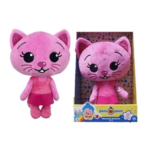 Peluche musical mei li 30 cm plim plim