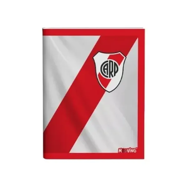 Cuaderno tapa flexible Mooving River Plate 48 hjs.raya