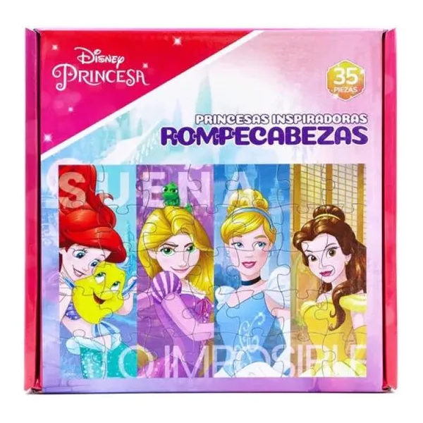 Rompecabeza 35 piezas - princesas inspiradoras - princesa
