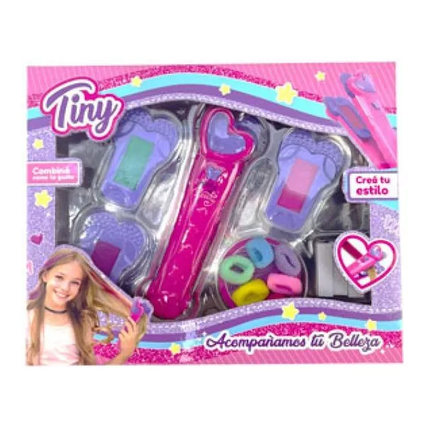 Set make up cabello Tiny 28 x23 x8 cm