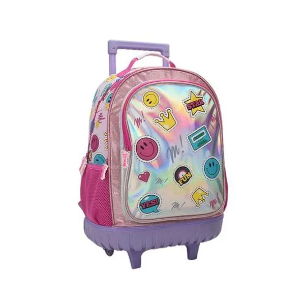 Mochila 18" con carro tornasolada muaa