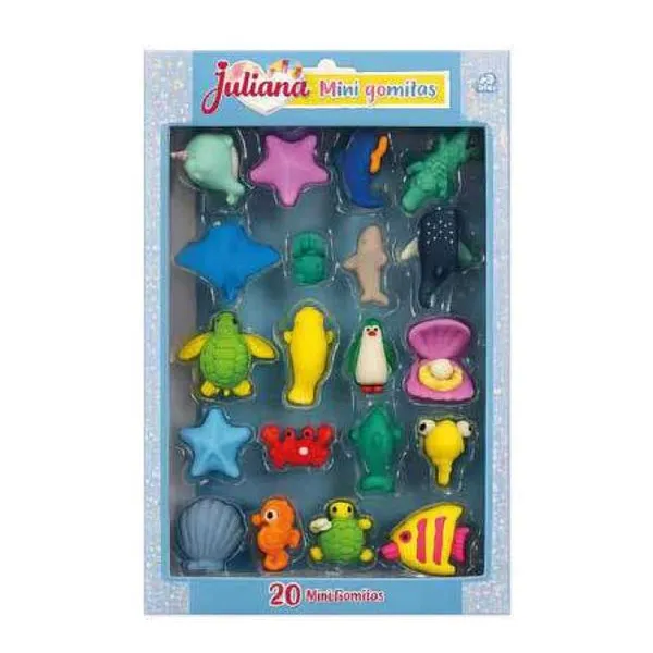 Juliana mini gomitas 3d animales marinos x20