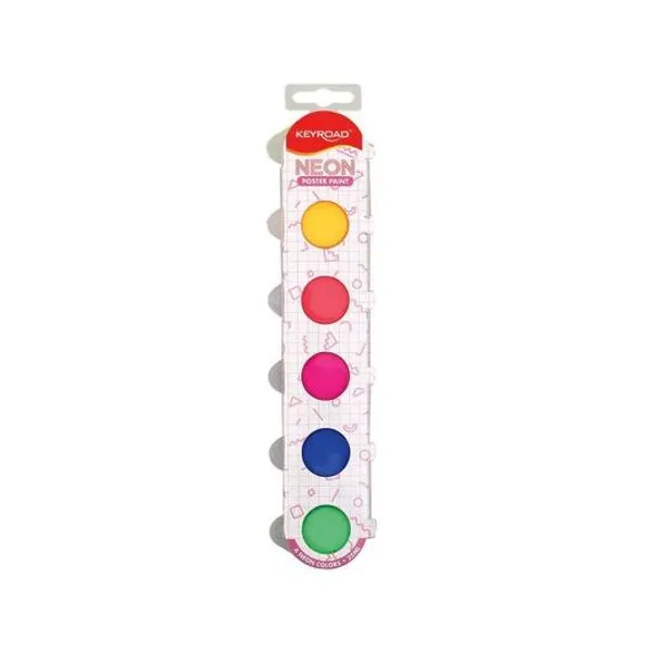 Témpera neon pote 25cc caja x6 colores Keyroad