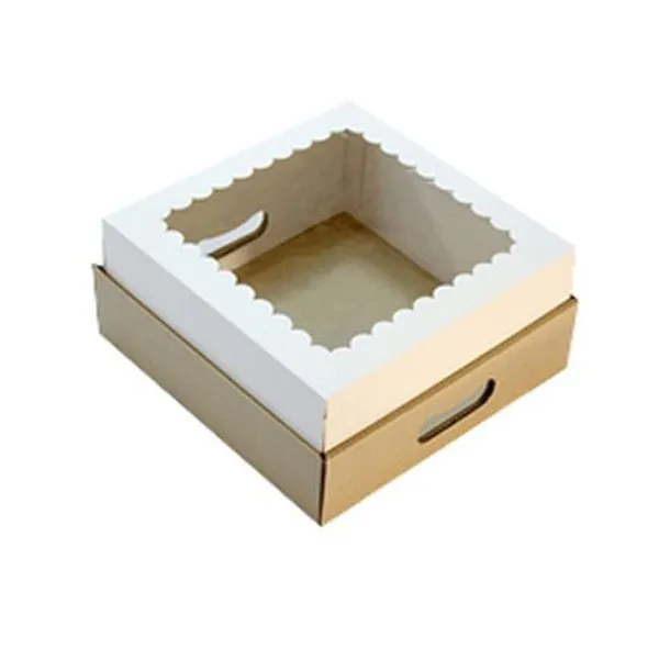 Caja con tapa y ventana 30x30 cm x unidad medoro
