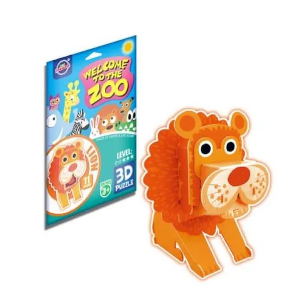 Rompecabezas 3d león 11 pcs
