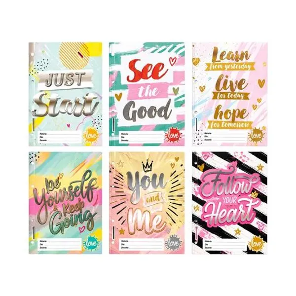 Separador de materias a4 glam/in love x6 inkdrop