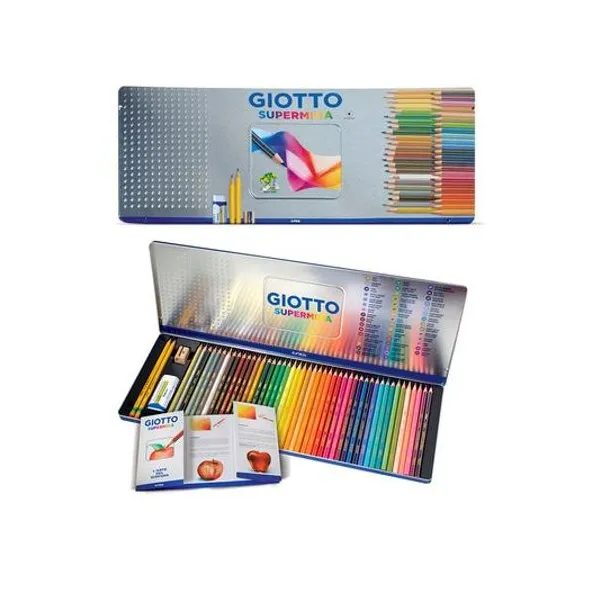 Lápiz de color supermina lata x50 unidades giotto