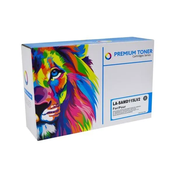 Toner premium laser la-samd115lcn para samsung sl-m2620/2820/m2670/2870/sl-m2620d/express m2830dw