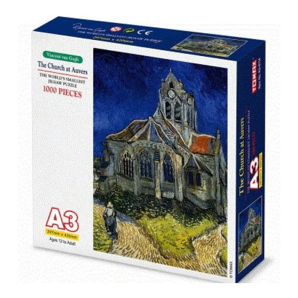 Puzzle la iglesia de auvers (m100-048)