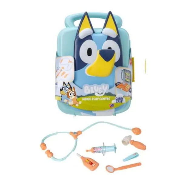 Centro medico Bluey, estuche de emergencias medicas 20x29x12 cm