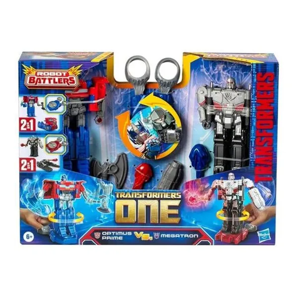 Hasbro transformers - playset 28 cm articulado - robot battlers multipack optimu