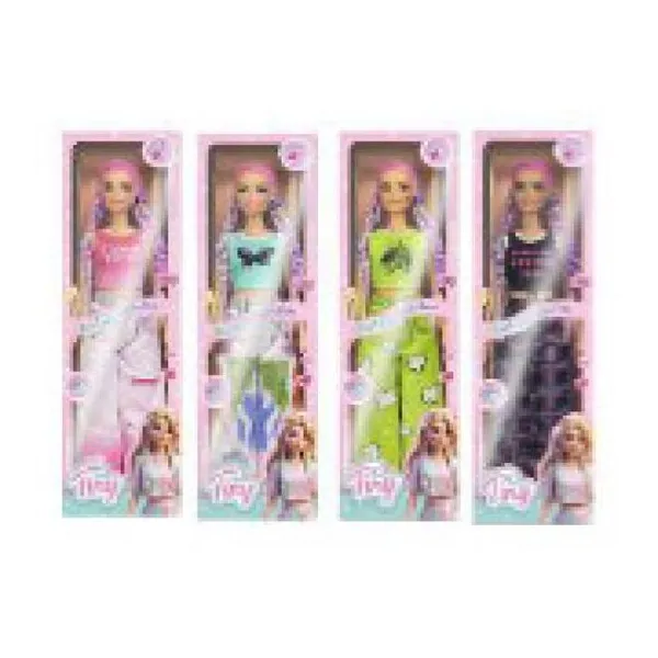 Muñeca Tiny fantasy pelos trenzados de colores