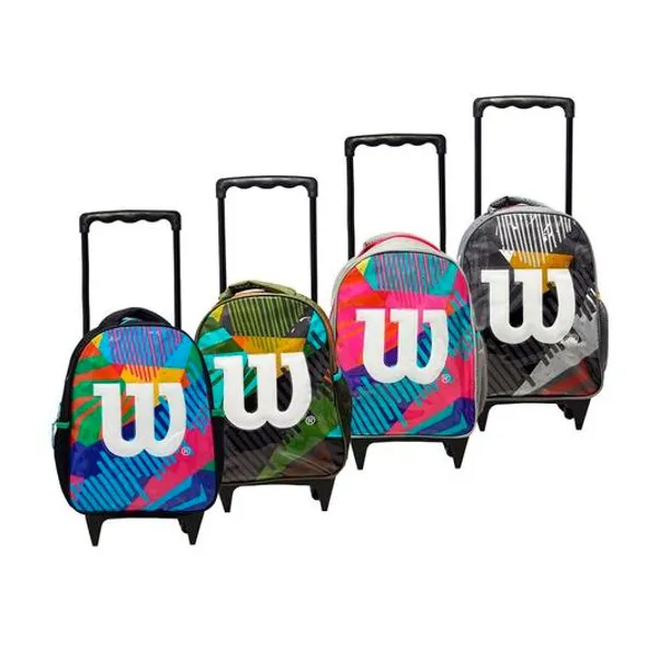 Mochila 12" con carro x unidad colores surtidos wilson