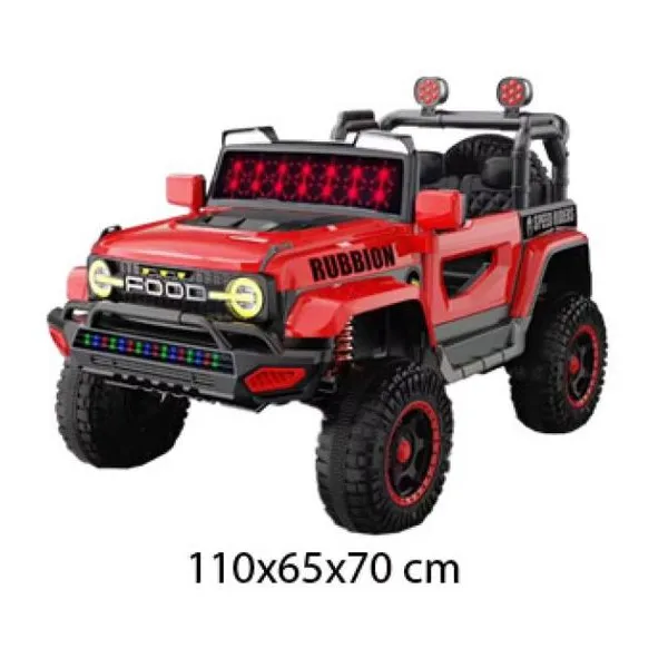 Jeep a batería 4x4 a batería con luz, sonido y control remoto 12v4.5a