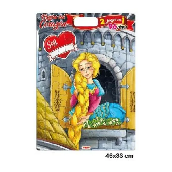 Puzzle x96 corazón torre