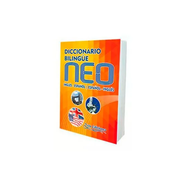 Diccionario bilingue ingles/español 512 páginas 11x15.5 cm x unidad neo