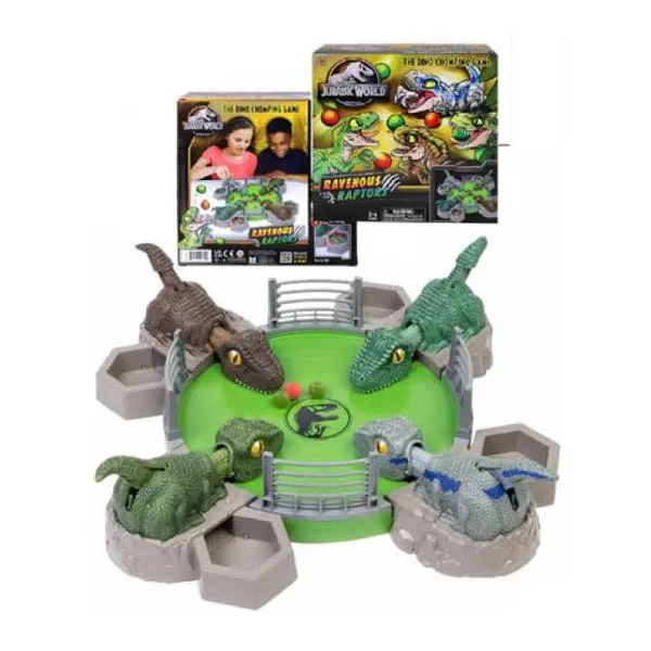 Jurassic world ravenous raptor chomping game