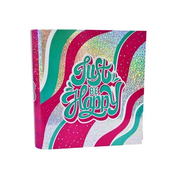 Carpeta carta 3x40 glitter chic hologlitter x unidad modelos surtidos rexon