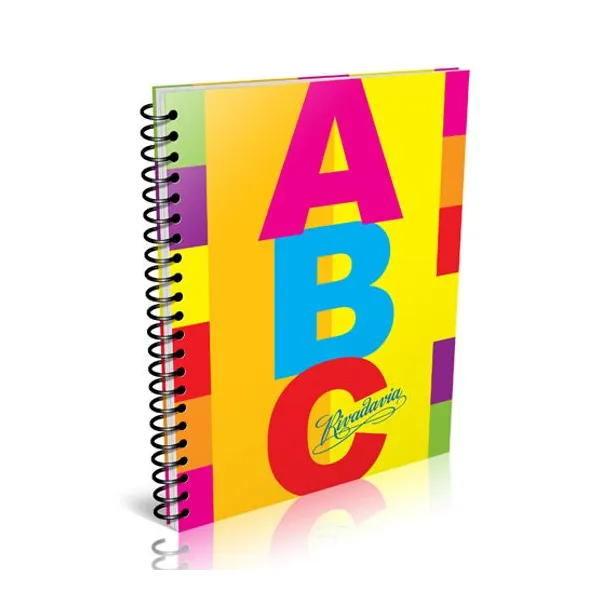 Cuaderno espiral a4 Rivadavia abc tapa dura 60 hs.raya