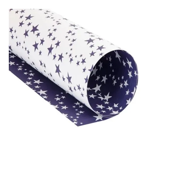 Cartulina Muresco entretenida estrellas azul