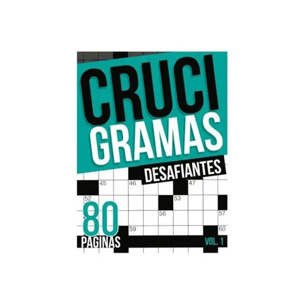 Libro crucigramas desafiantes volumen 1 19.5x27 cm lado b